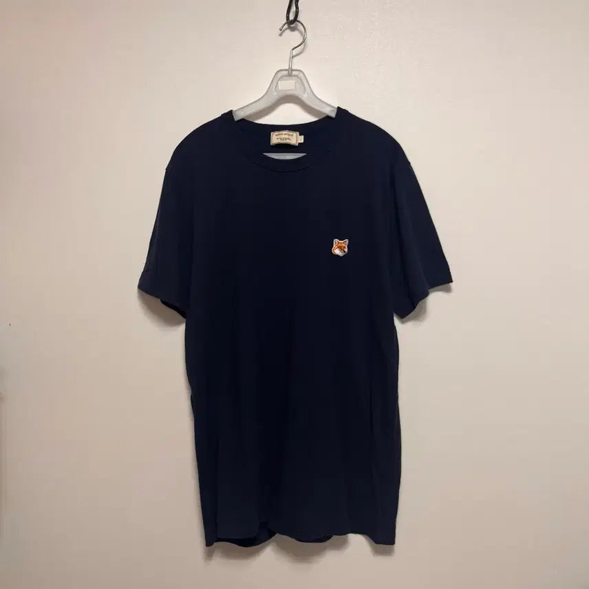 [BUNJANG] Maison Kitsuné Navy Short-Sleeve T-Shirt (L) / 메종키츠네 반팔 티셔츠 네이비 L