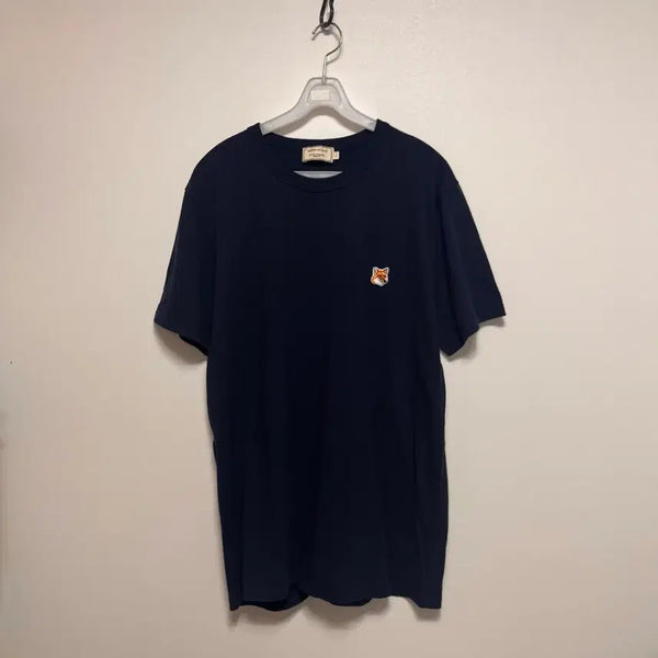 [BUNJANG] Maison Kitsuné Navy Short-Sleeve T-Shirt (L) / 메종키츠네 반팔 티셔츠 네이비 L