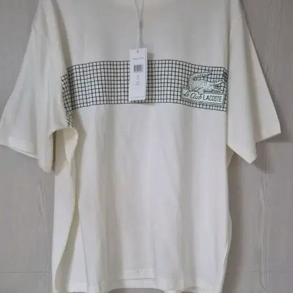 [BUNJANG] Lacoste Ivory XL Men's T-Shirt / 라코스테 XL반팔티 새상품