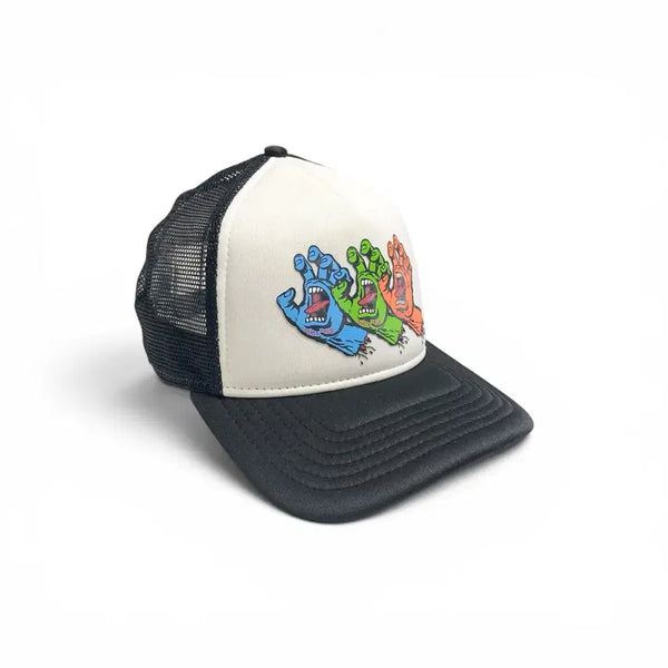 [BUNJANG] New Era x Santa Cruz Trucker Cap White/Black / 뉴에라 x 산타크루즈 트러커캡 화이트/블랙