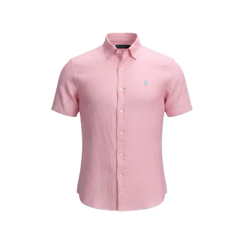 [BUNJANG] Polo Ralph Lauren Linen Short Sleeve Shirt M / 폴로 랄프로렌 린넨 반팔 셔츠 M