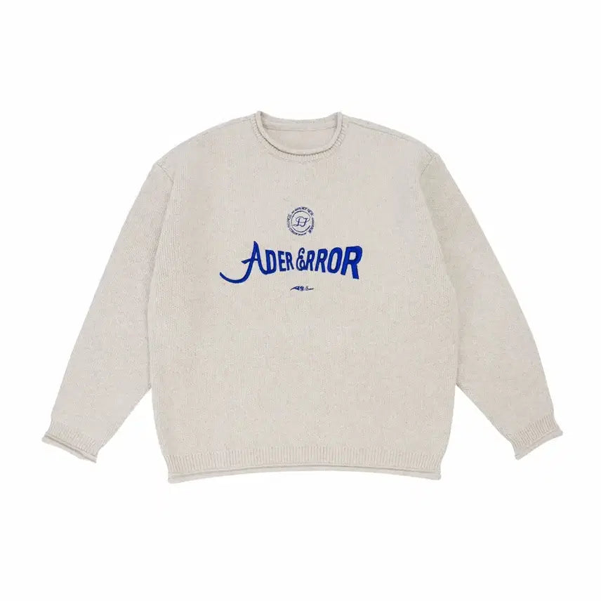 [BUNJANG] Ader Error 22FW Verif Knit Ivory A3 / 아더에러 22fw 베리프 니트 아이보리 A3