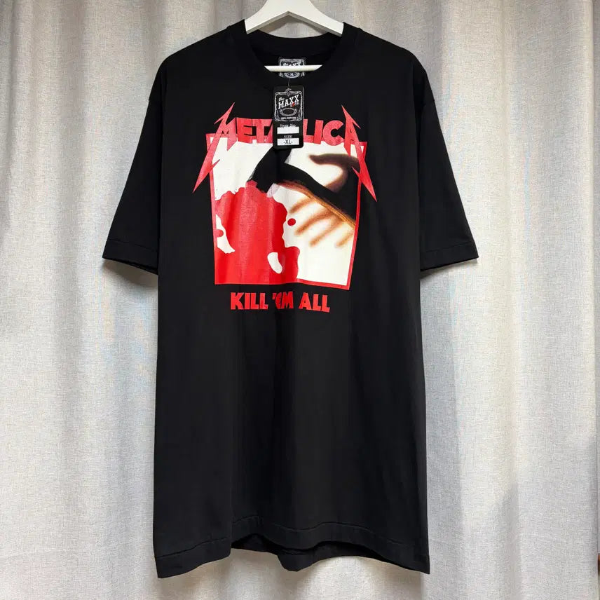 [BUNJANG] The MAXX ROCK Metallica Band T-Shirt XL / (새상품) The MAXX ROCK 메탈리카 락밴드 티셔츠XL
