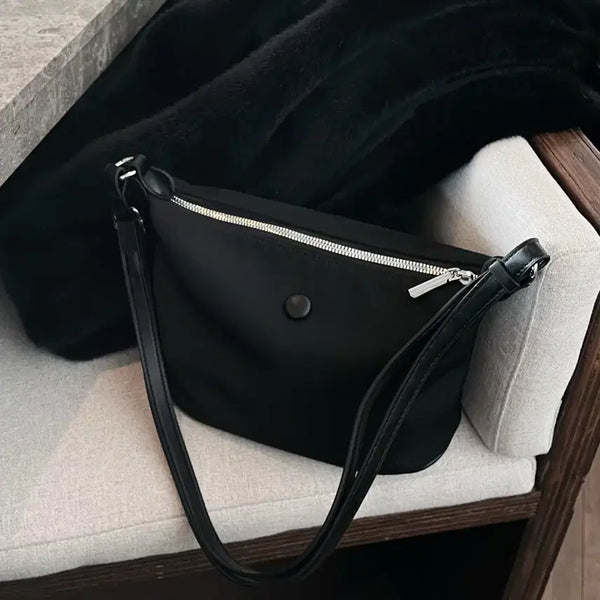 [BUNJANG] Nylon Shoulder Crossbody Bag with Cardholder / 나일론 숄더 크로스백 새상품 (카드지갑 포함)