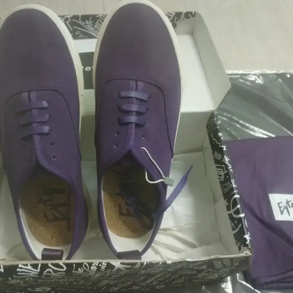 [BUNJANG] Etes Mothersuede Purple Sneakers / 이티스 마더스웨이드 퍼플