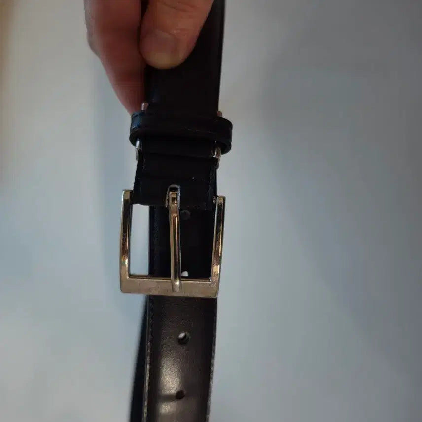 [BUNJANG] Silver Buckle Belt / 벨트 실버 버클
