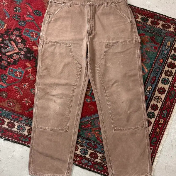 [BUNJANG] 00's Vintage Carhartt B136 DKB Double Knee Pants (38x32) / [38] 00's OG 칼하트 더블니 DKB 칼하트 B136 다크브라운