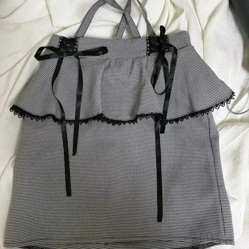 [BUNJANG] MAZ Authentic Suspender Skirt / 마즈 정품 서스펜더 스커트 멜빵치마 착샷있음!