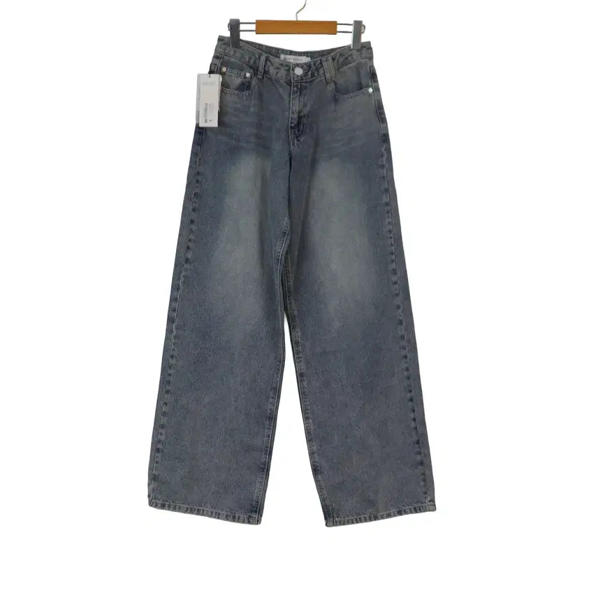 [BUNJANG] DECET Wide Denim Pants - Light Blue, Size S, New / DECET 와이드 데님 팬츠 S 연청 와이드 청바지 새상품