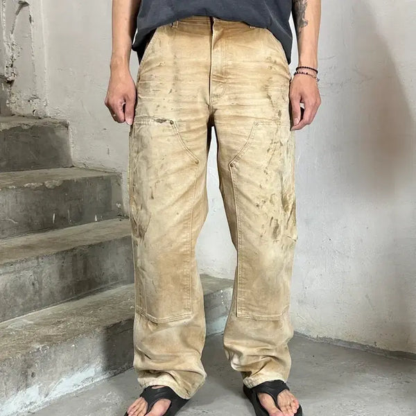 [BUNJANG] Carhartt B01 BRN Double Knee Pants (32x32) / [32] OG USA 칼하트 더블니 BRN 칼하트 B01 베이지 썩블니