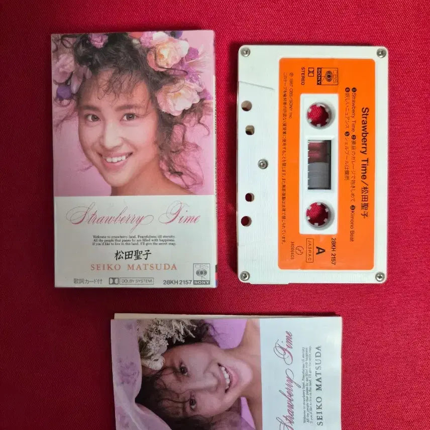 [BUNJANG] Seiko Matsuda 14th Album "Strawberry Time" Cassette Tape / 마츠다세이코 명반 14집 STRAWBERRY TIME 카세트 테이프