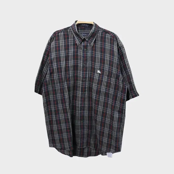 [BUNJANG] Burberrys 71580 Cotton Men's L Short Sleeve Shirt / BURBERRYS 71580