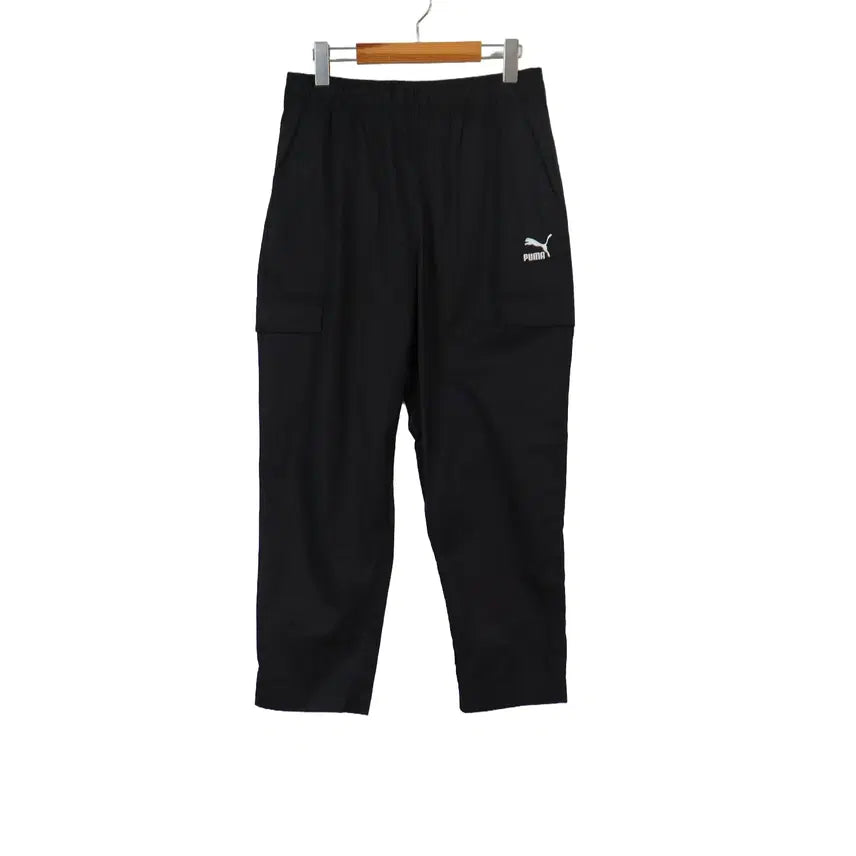 [BUNJANG] Puma Cargo Banding Jogger Pants - Black (M) / PUMA 카고 밴딩 팬츠 M 블랙 조거팬츠 스포츠웨어