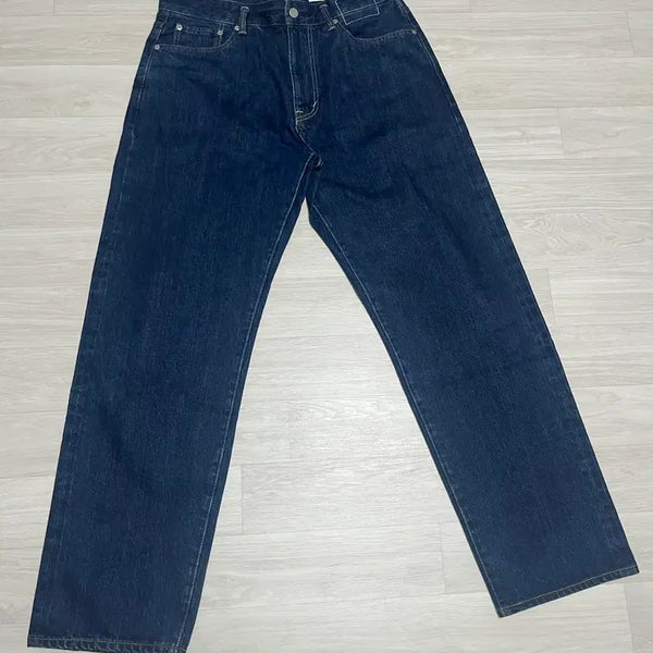 [BUNJANG] Carkiss 5P Stock Regular Jean Dark Blue / L) 카키스 5p stock regular jean dark blue