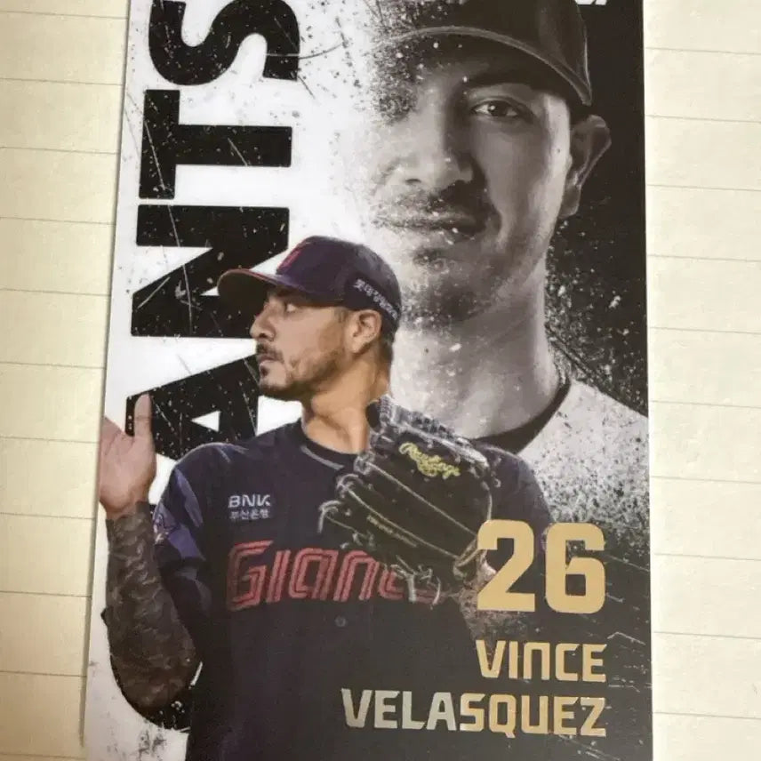 [BUNJANG] Velazquez Busan Lotte Giants Baseball Card / 전 롯데 자이언츠 벨라스케즈 포토카드