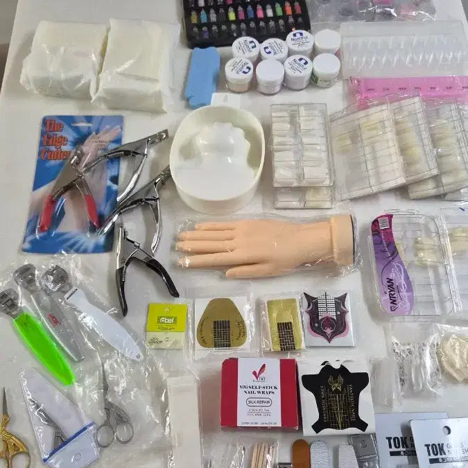 [BUNJANG] Nail Art Supplies & Bag Bundle / 네일아트재료,네일가방