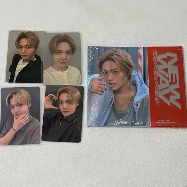 [BUNJANG] TREASURE Doyoung Bundle Set Stamp Tour Lucky Draw POB Sealed Digipak Album / [도영 일괄세트] 트레저 미개봉 스탬프 특전 스포티 블루 디지팩 앨범