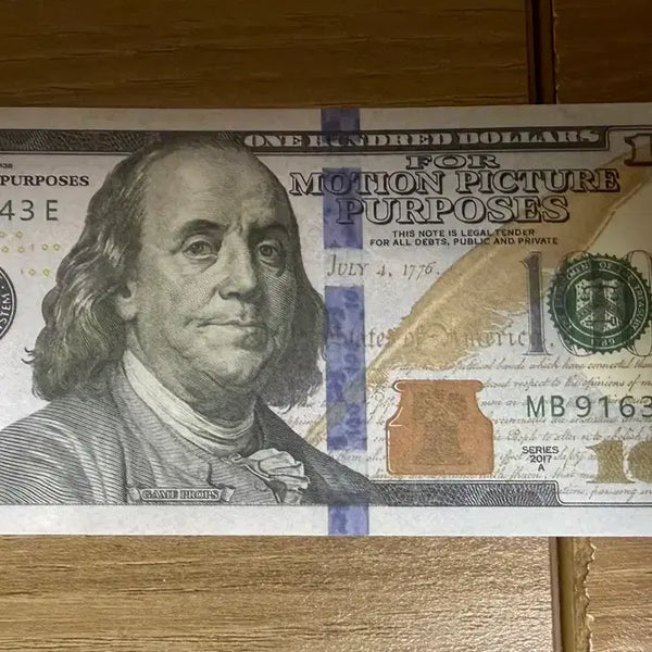 [BUNJANG] Movie Prop $100 Bills (Anti-Pickpocket) / 영화 촬영소품 100달러 소매치기방지