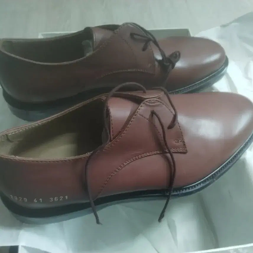 [BUNJANG] Common Projects Derby Shoes Brown Size 41 / 커먼 프로젝트 더비 브라운 41
