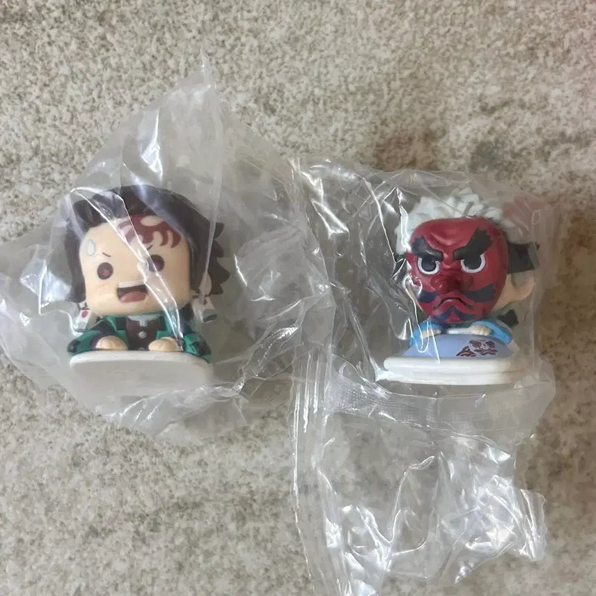 [BUNJANG] Demon Slayer: Kimetsu no Yaiba Tanjiro & Sakonji Onemutan Gacha Figure Bundle Set (Sealed) / 귀멸의 칼날 오네무탄 가챠 탄지로 사콘지 일괄 판매 귀칼