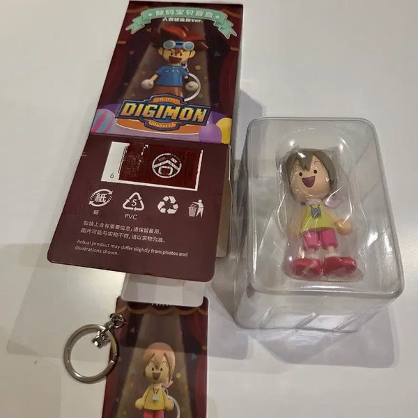 [BUNJANG] Digimon Wooden Doll Keychain Figure Nari Hikari / 디지몬 목각인형 키링 피규어 나리 히카리