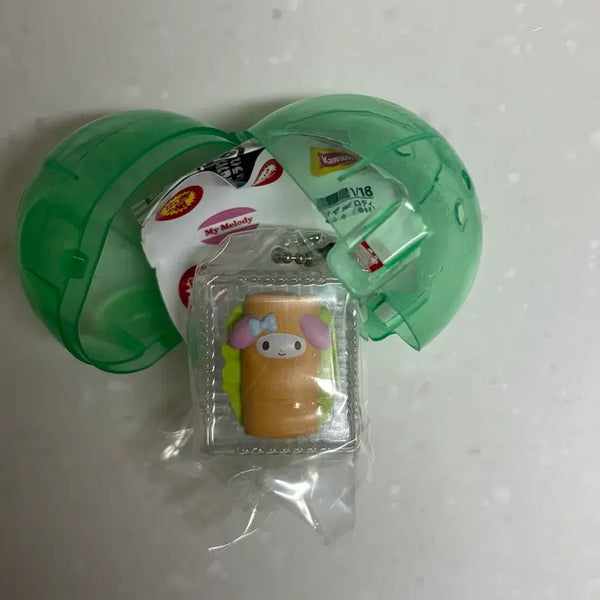 [BUNJANG] Sanrio My Melody Bento Food Fry Figure Gachapon Keyring / 산리오 도시락 반찬 튀김 피규어 가챠 키링 마이멜로디 마멜