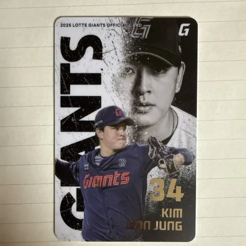 [BUNJANG] Lotte Giants Kim Won-jung Photocard / 롯데 자이언츠 김원중 포토카드
