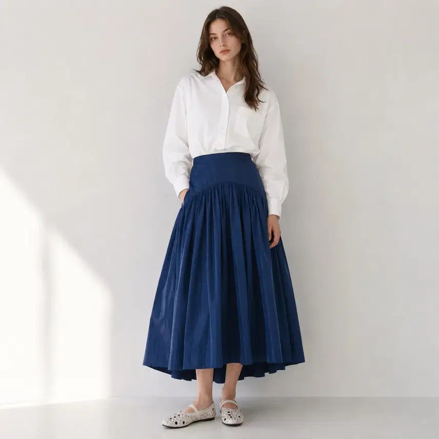 [BUNJANG] Maje Marine Volume Skirt / [새상품] 마쥬 스커트 ( 산드로 이자벨마랑 시에 자라 코스 한섬