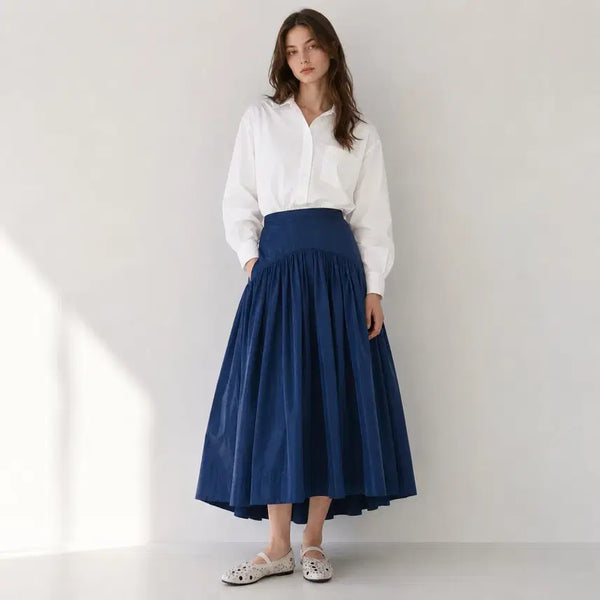 [BUNJANG] Maje Marine Volume Skirt / [새상품] 마쥬 스커트 ( 산드로 이자벨마랑 시에 자라 코스 한섬