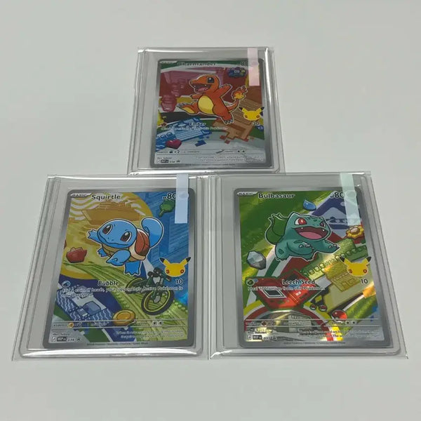 [BUNJANG] Pokémon TCG North American First Partner 1st Generation Promo Cards - Charmander, Squirtle, Bulbasaur Set / 포켓몬카드 북미판 퍼스트 파트너 1세대 파이리 꼬부기 이상해씨