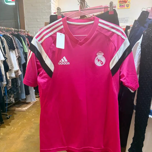 [BUNJANG] Adidas Real Madrid Pink Jersey / 아디다스 레알마드리드 유니폼 핑크