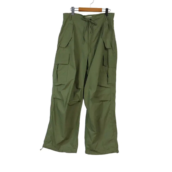 [BUNJANG] LE' FREAK Khaki Wide Cargo Pants / LE' FREAK 카고 팬츠 M 카키 와이드 카고팬츠