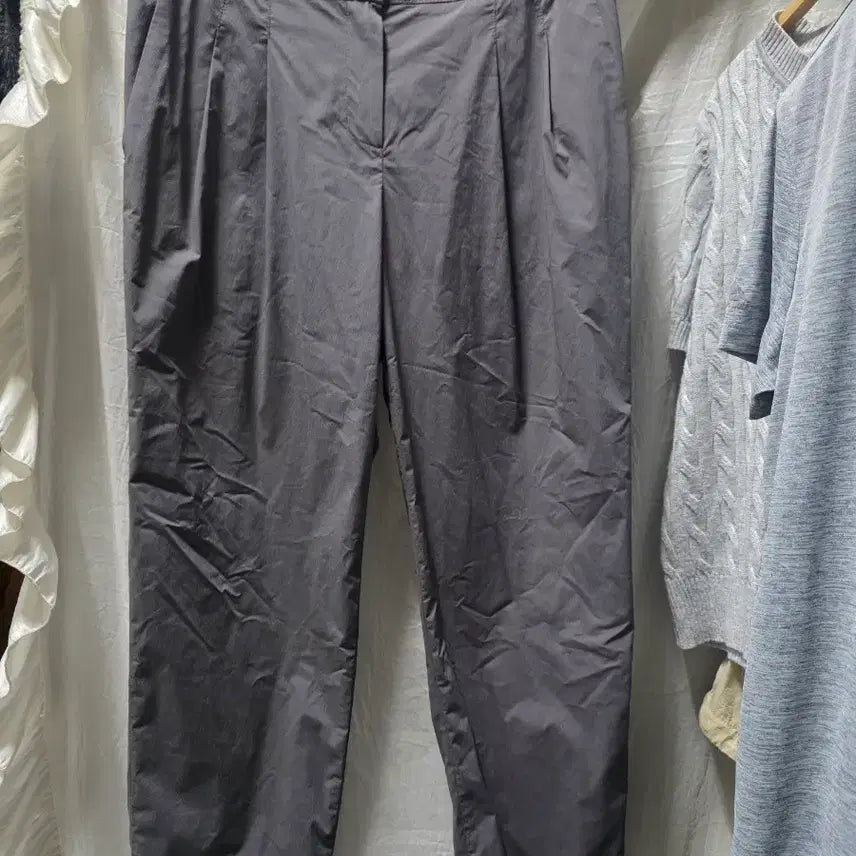 [BUNJANG] Objet Slacks Khaki Grey / 오브제슬랙스