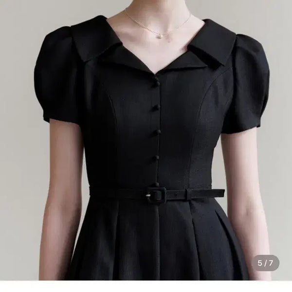 [BUNJANG] Flooum S The Classic Dress - Black / 플로움 S 더클래식드레스 블랙