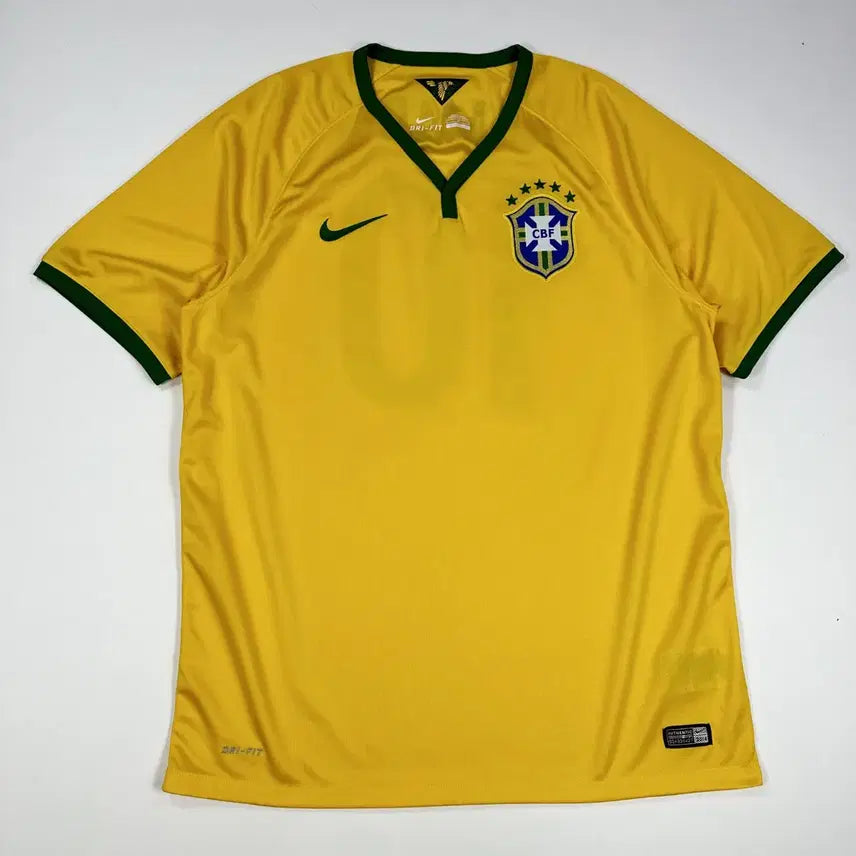 [BUNJANG] Nike Brazil 2014-2015 Neymar Home Jersey (International L) / (해외L) 나이키 브라질 14-15시즌 네이마르 홈 유니폼