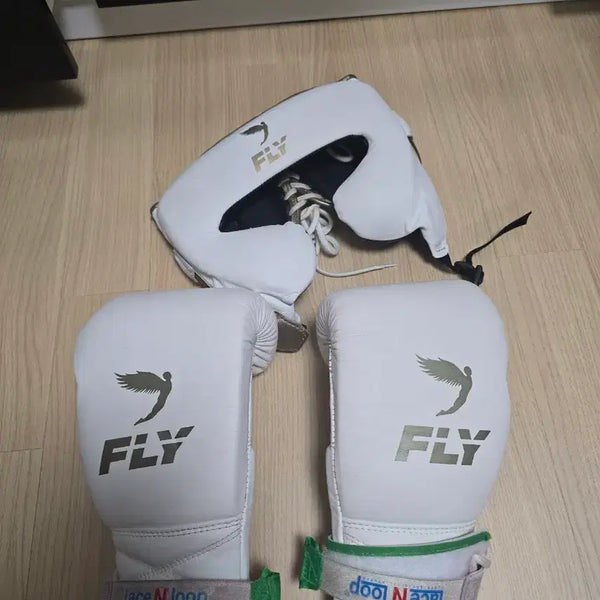 [BUNJANG] Fly Premium Headgear & 14oz Lace Gloves / 플라이 프리미엄 헤드기어, 플라이 프리미엄 14온스 글러브 팝니다