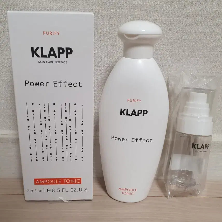 [BUNJANG] KLAPP Power Effect Ampoule Toner + Mist Bottle Set / 클랍 파워이펙트 앰플 토너+미스트 용기