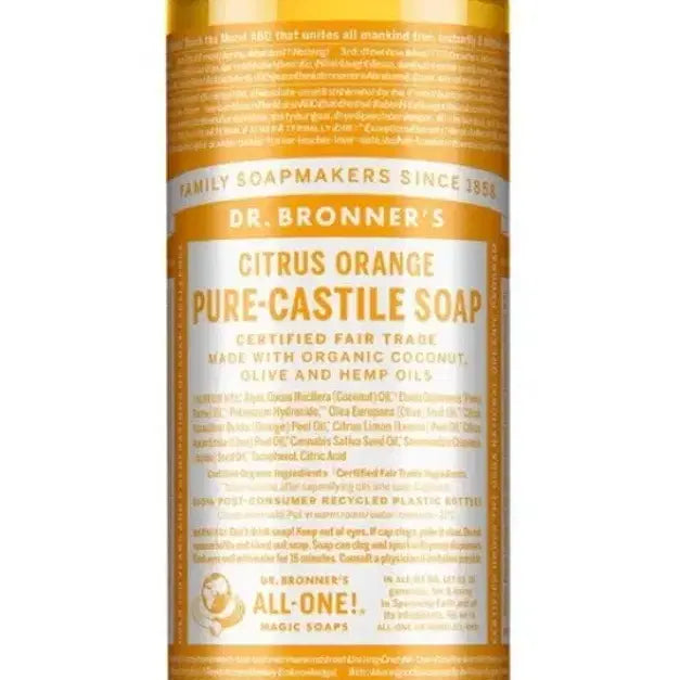 [BUNJANG] Dr. Bronner's Pure Castile Soap Citrus Orange 475ml / 닥터브로너스 퓨어 캐스틸 솝 시트러스 오렌지 475ml