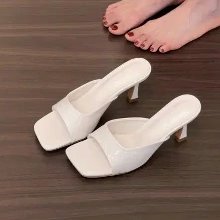 [BUNJANG] Mule Heels - 7cm Heel Height / 수입의류 뮬 힐 새상품 235