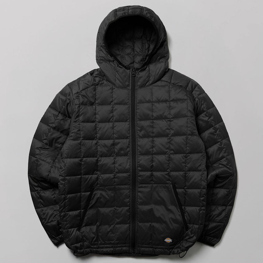 [BUNJANG] Dickies Hooded Lightweight Down Padded Jacket Black M / 디키즈 후디드 라이트 다운 경량 패딩
