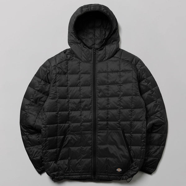 [BUNJANG] Dickies Hooded Lightweight Down Padded Jacket Black M / 디키즈 후디드 라이트 다운 경량 패딩