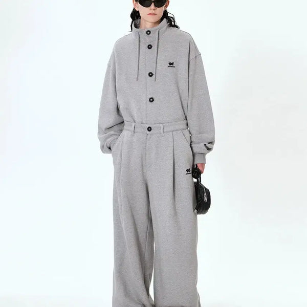 [BUNJANG] Ader Error 23FW Tatom Sweatshirt Setup Grey XL / 아더에러 23fw Tatom 스웻셋업 그레이 XL