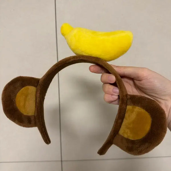 [BUNJANG] Monkey Banana Headband / 롯데월드 원숭이 바나나 머리띠