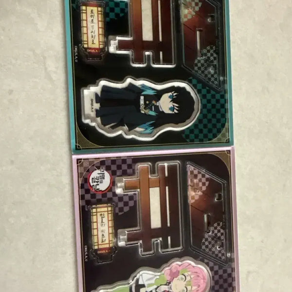 [BUNJANG] Demon Slayer Muichiro & Mitsuri Acrylic Stand Bundle Set / 귀멸의 칼날 smg팝업 아크릴 무이치로,미츠리 일괄