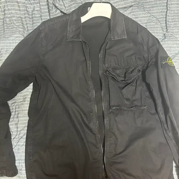 [BUNJANG] Stone Island Oversized Jacket Black XXL / 정품) 스톤아일랜드 오버자켓 블랙 XXL