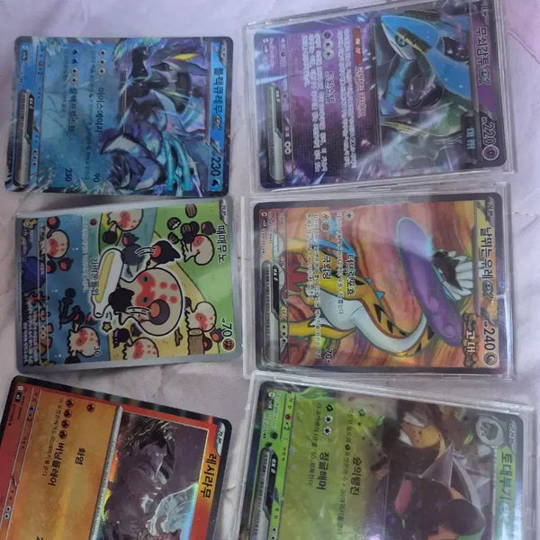 [BUNJANG] Pokemon Cards Bundle Set (6 Cards) / 포켓몬 카드 6장 일괄 판매