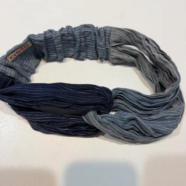 [BUNJANG] Capital Denim Headband / 캐피탈 헤어밴드 헤드밴드