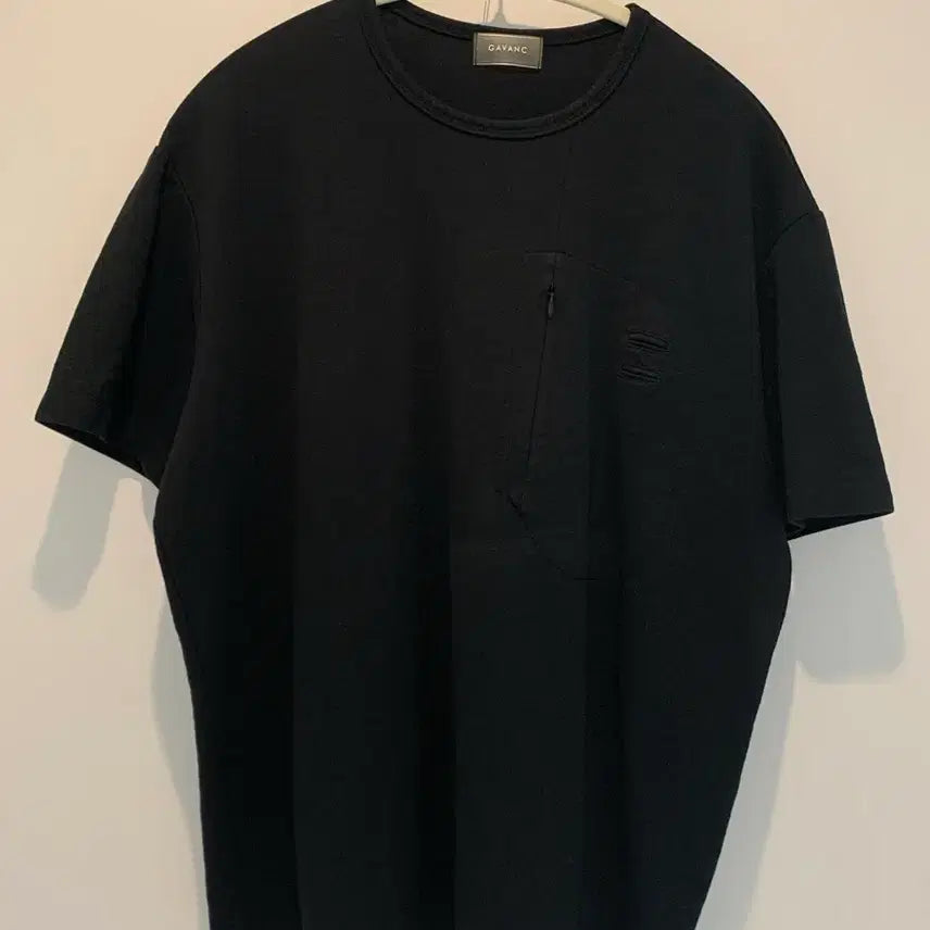 [BUNJANG] GAVANC Dover Cotton Blend T-Shirt Black L / GAVANC 가반 블랙 반팔티 L