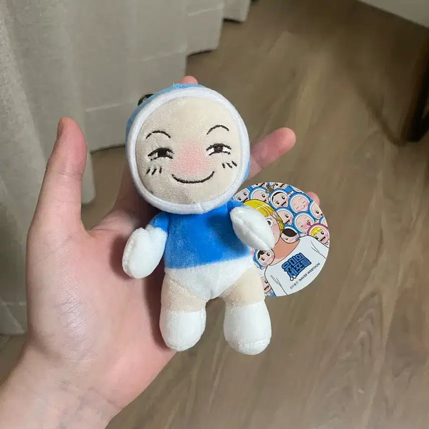 [BUNJANG] The Echologics Yumi's Cells Eungkeum Cell Plush Keychain / 정품 / 유미의 세포들 응큼세포 인형 키링