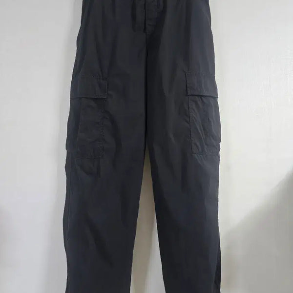 [BUNJANG] Uniqlo Black Cargo Pants M / 유니클로  블랙  카고 팬츠 M